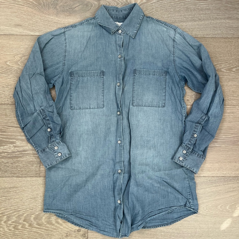 Club Monaco Lightweight Denim Shirt